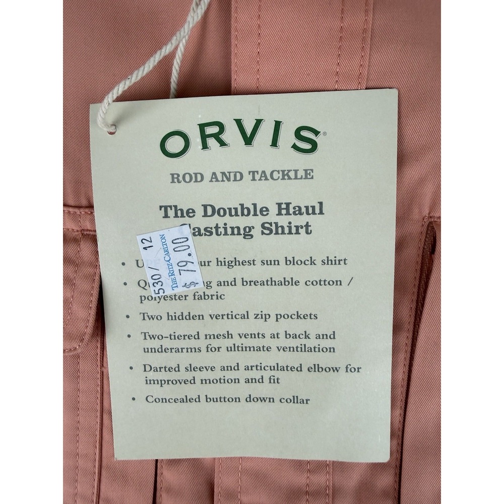 Orvis Rod & Tackle‎ Double Haul Casting Shirt Men Size Large Fishing Premium NWT - Picture 3 of 12